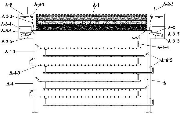 Water distribution, water retention and maintenance method for rock slope vegetation base material