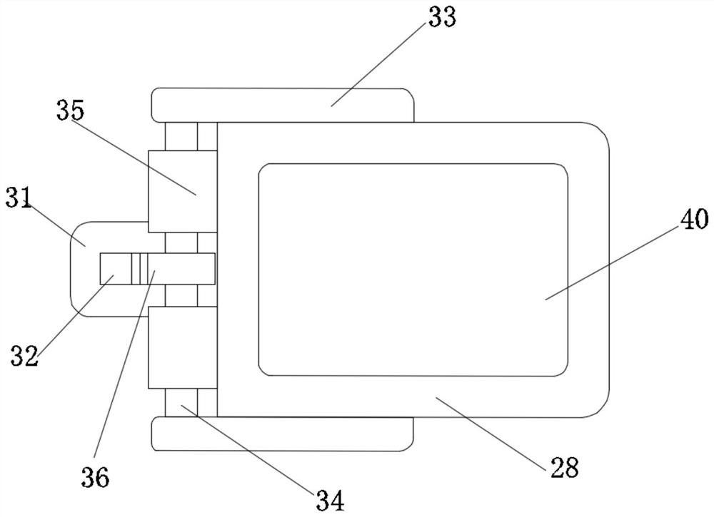 Medical thoracic cavity endoscope cleaning device for internal medicine