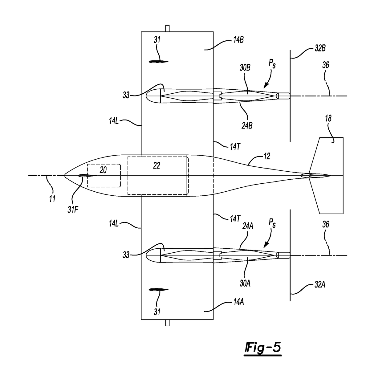 Modular unmanned aerial system with multi-mode propulsion