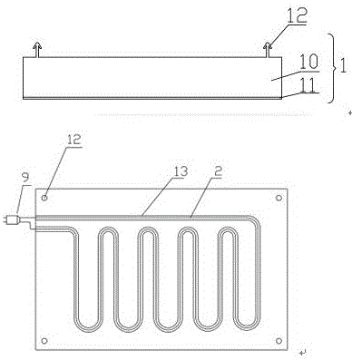 Infrared plane reflection carbon fiber cable heating module and manufacturing method thereof