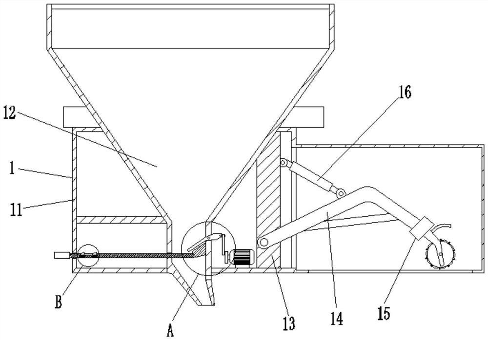Overturning type automatic wheat airing and drying device