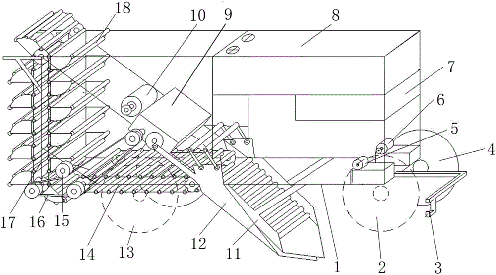 Underground crop digging robot and control method thereof