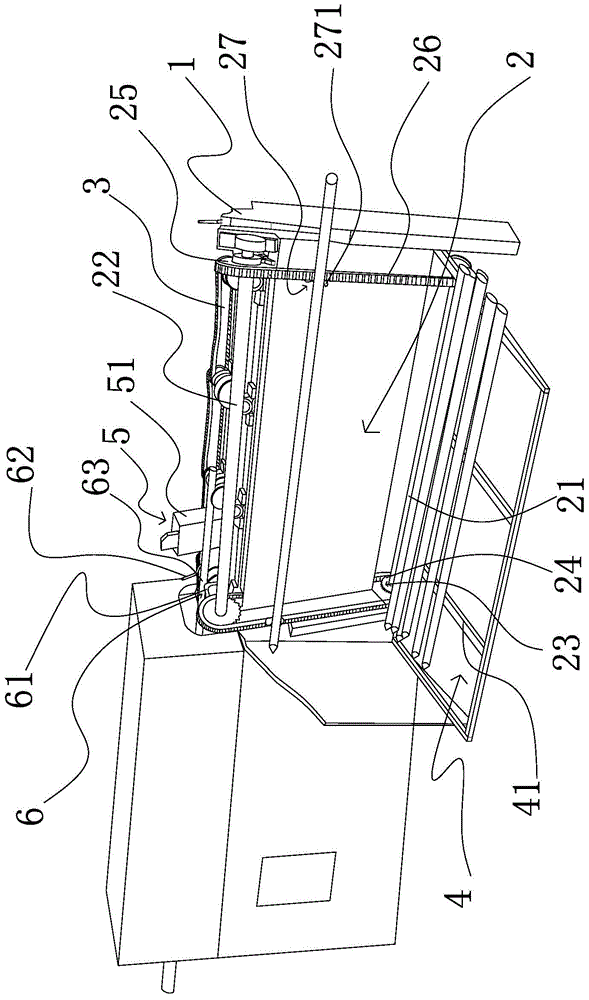 Automatic feeding device of rod material automatic conveying machine