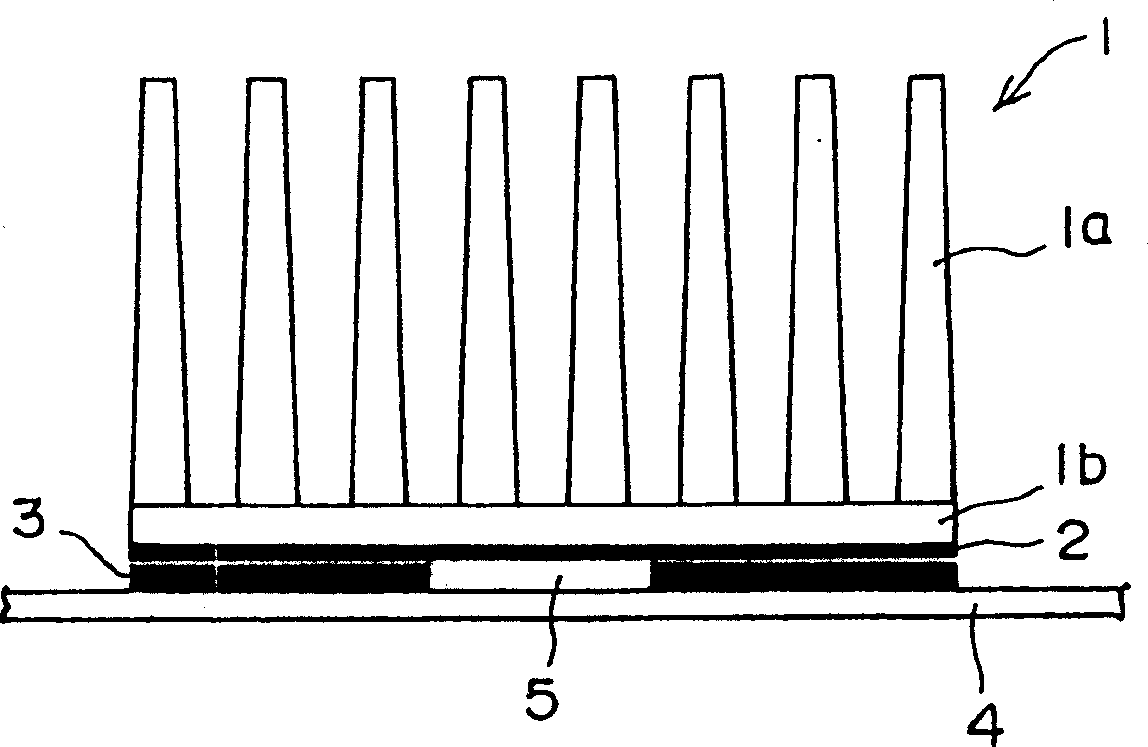 Radiator capable of notable controlling high frequency current passing through electronic element