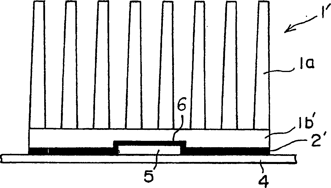 Radiator capable of notable controlling high frequency current passing through electronic element