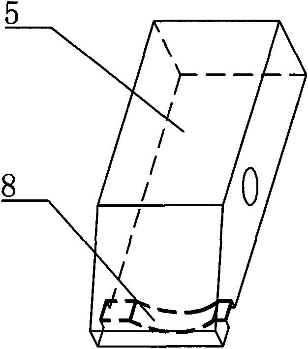 Positioning device for automatically processing blades of push scissors for haircut