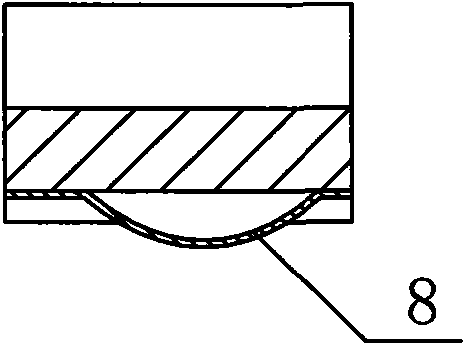 Positioning device for automatically processing blades of push scissors for haircut