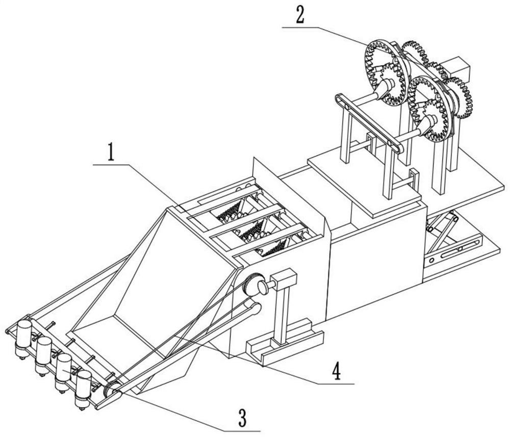 Automatic snow shoveling and loading device