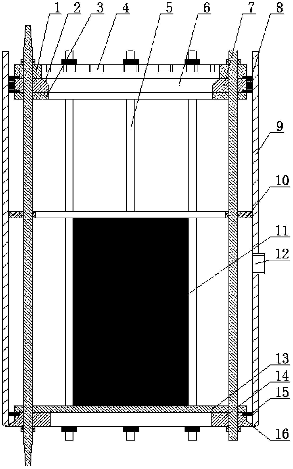 Pressure-maintaining ejection structure for steam ejection type organic matter garbage disposer