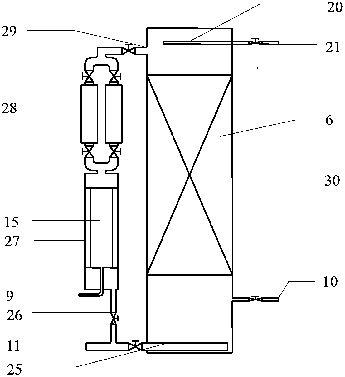 Integrated equipment and method for coprocessing methane and malodorous substances