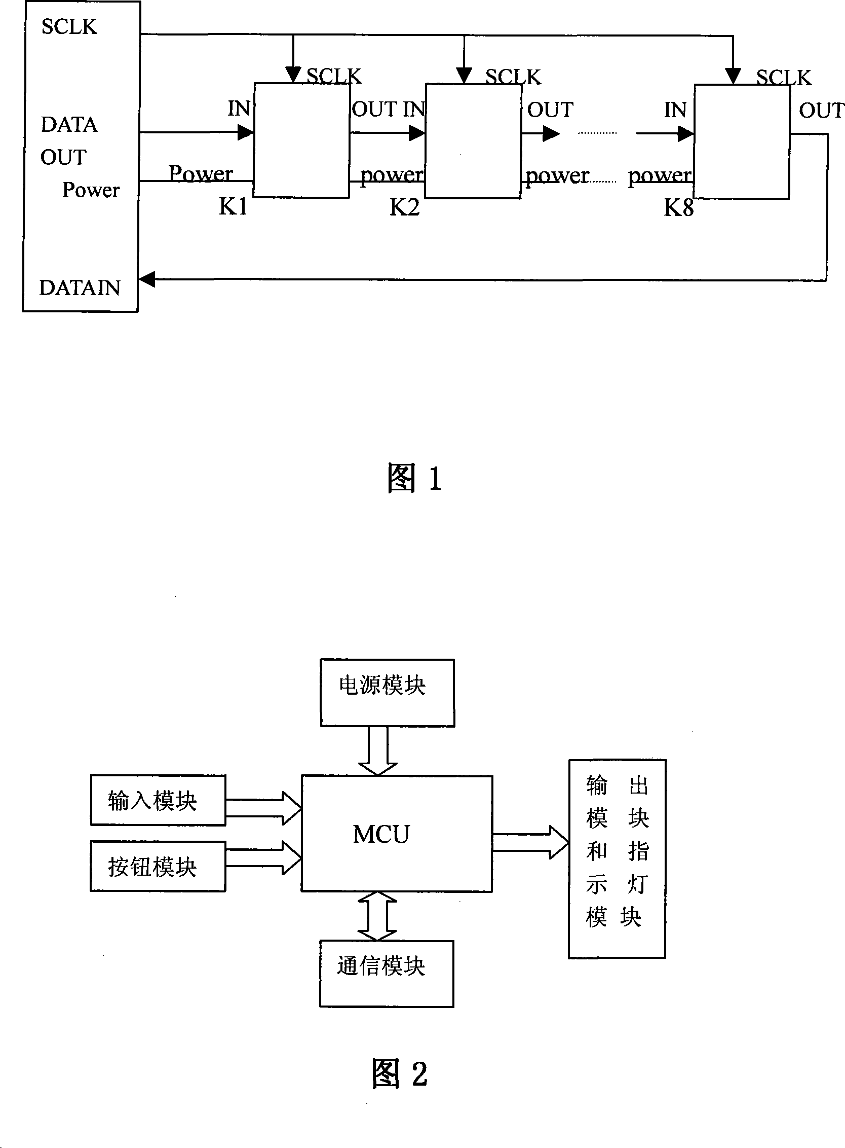 Elevator serial push-button based on serial communication protocol