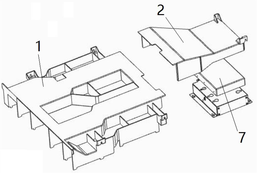 A rear hard disk heat dissipation structure