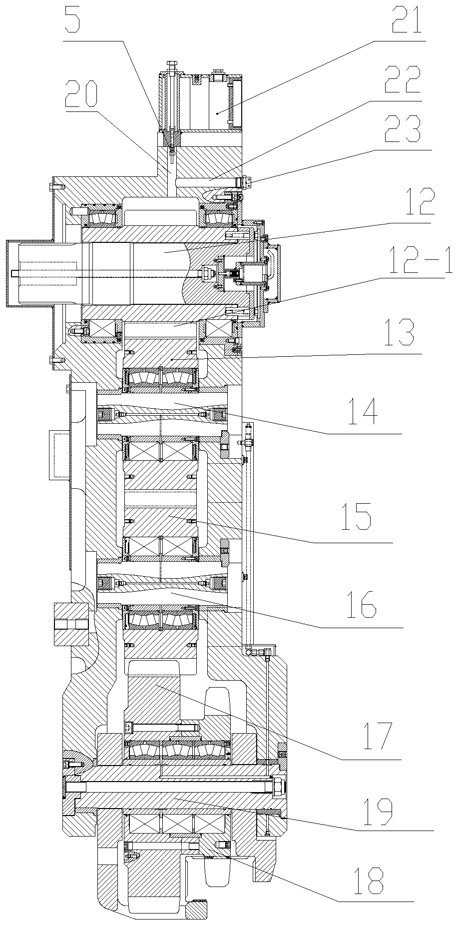 Lubricating and cooling device and method for walking box of coal mining machine
