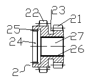 Gear-shift mechanism in gearbox of high-horsepower agricultural machinery equipment