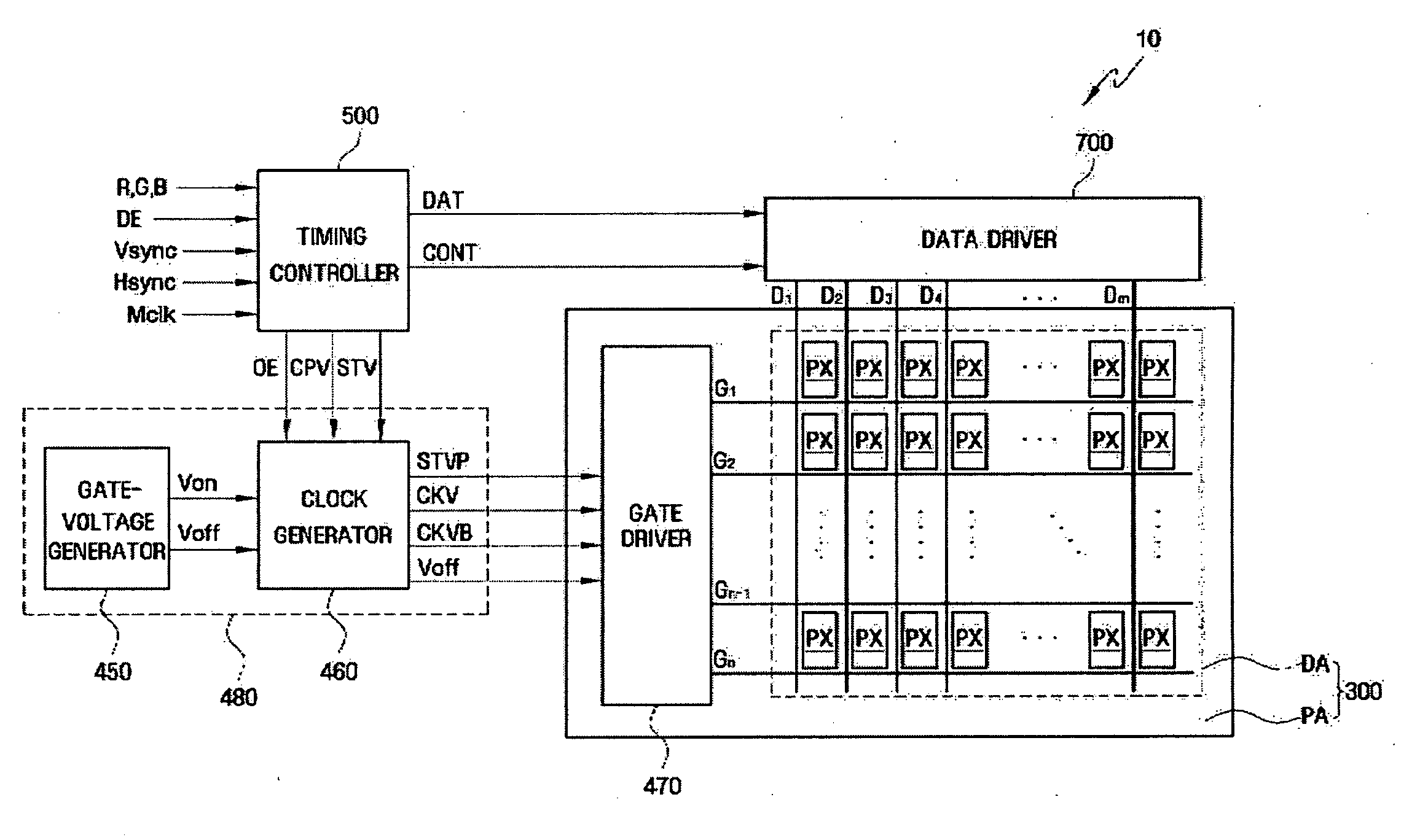 Gate-off volatage generating circuit, driving device and liquid crystal dispaly including the same