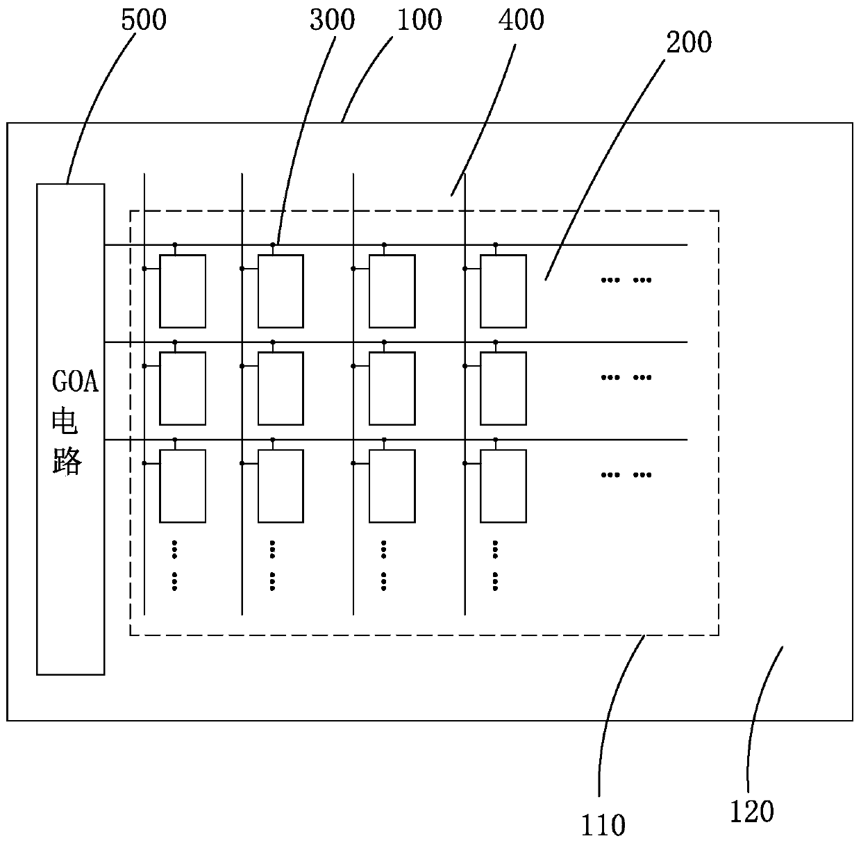 TFT array substrate and display panel