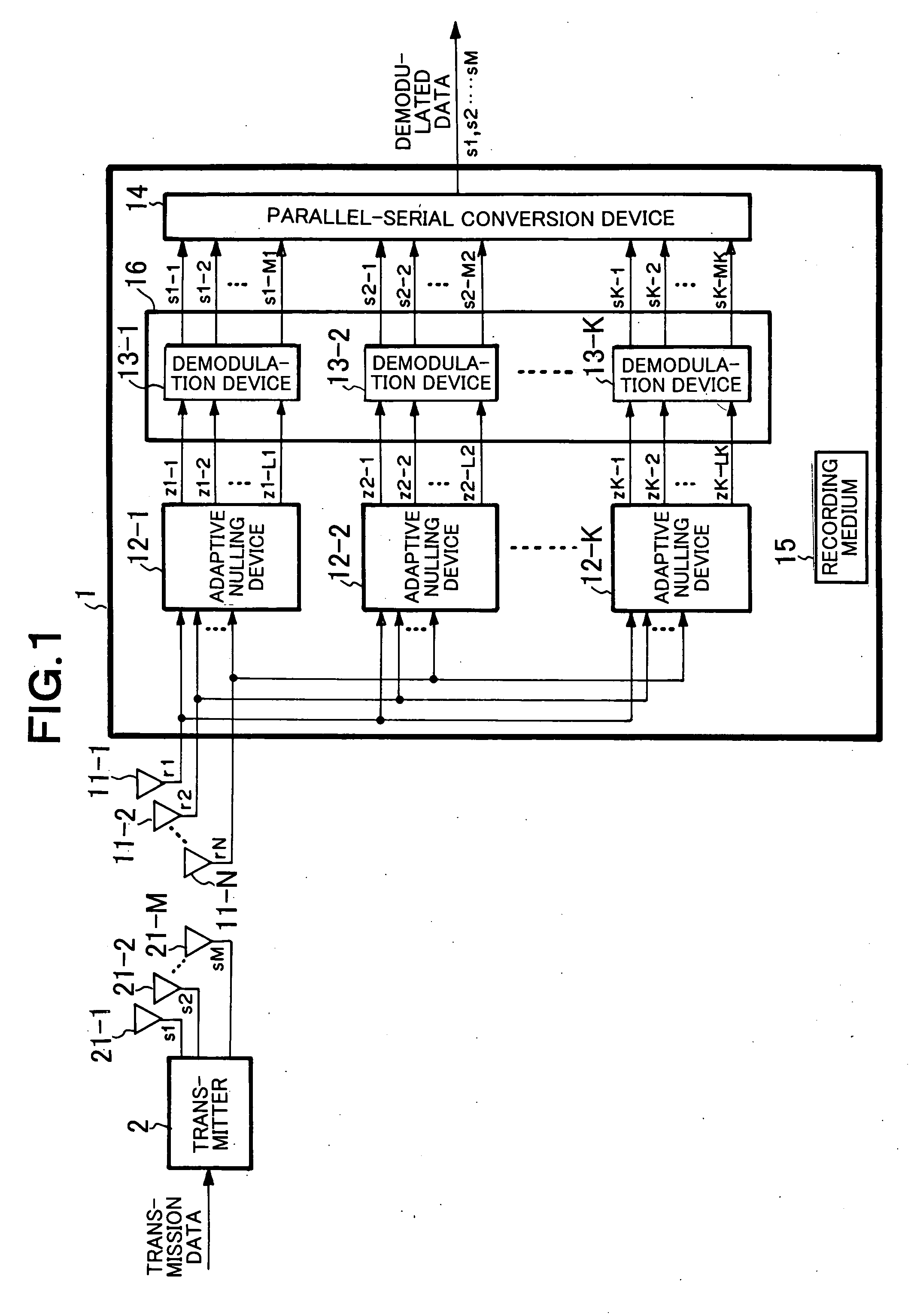Wireless communication system, receiver, demodulation method used for the system and receiver, and program thereof