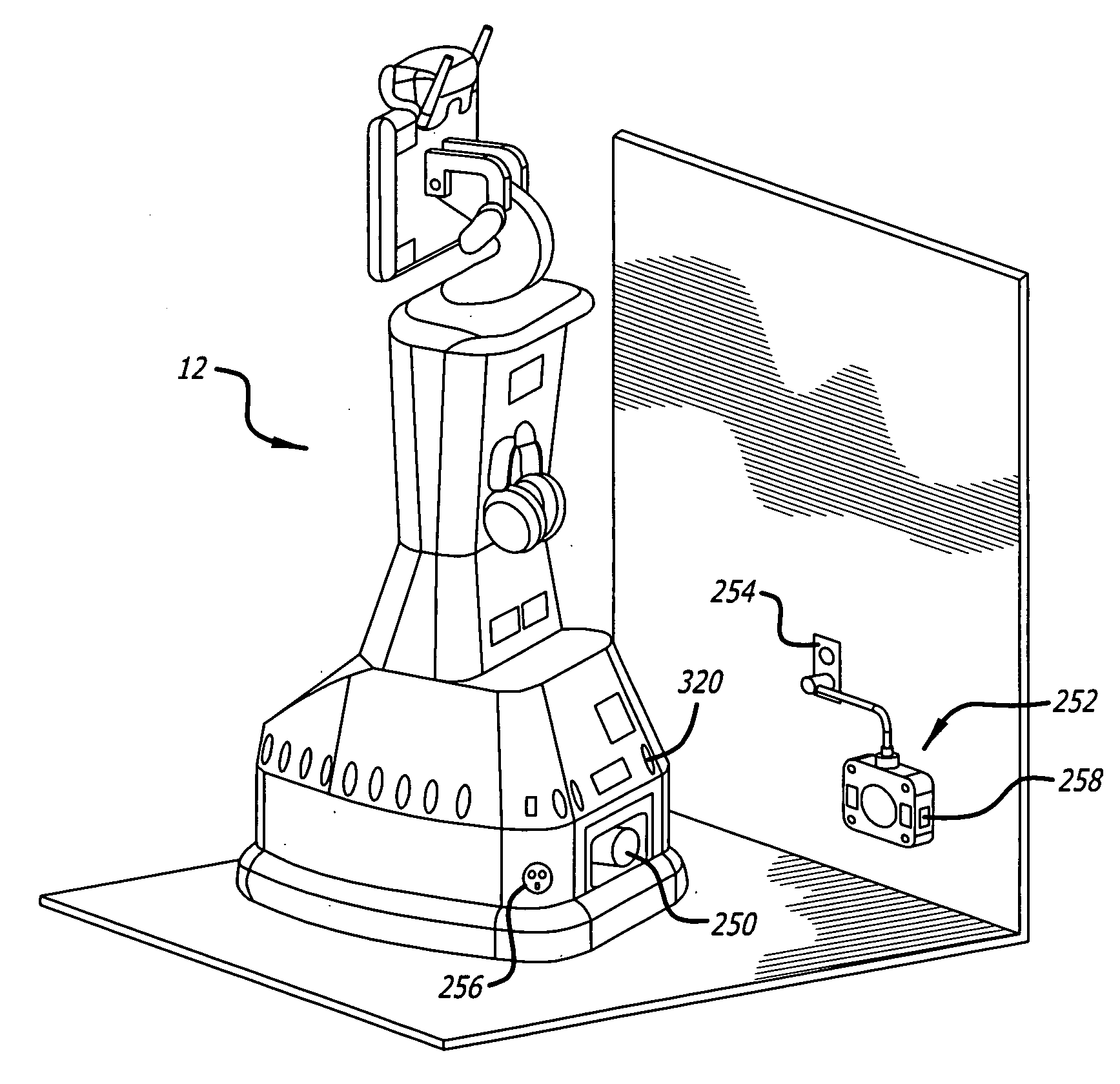 Docking system for a tele-presence robot