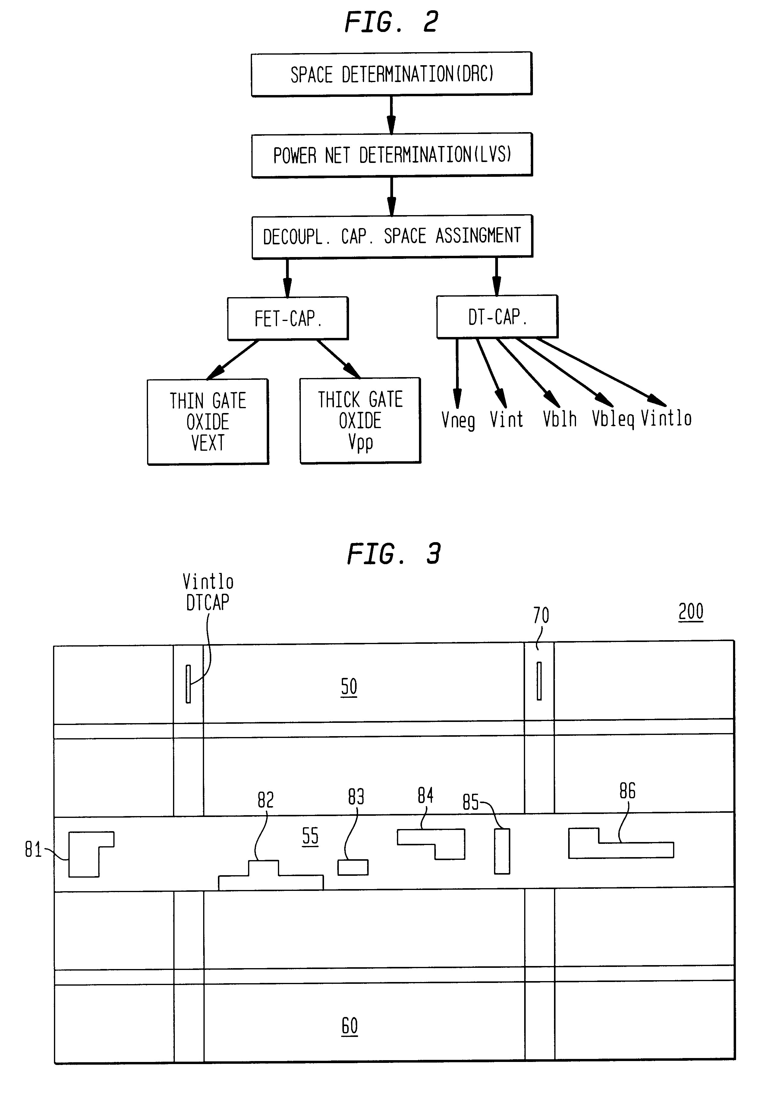 Optimized decoupling capacitor using lithographic dummy filler