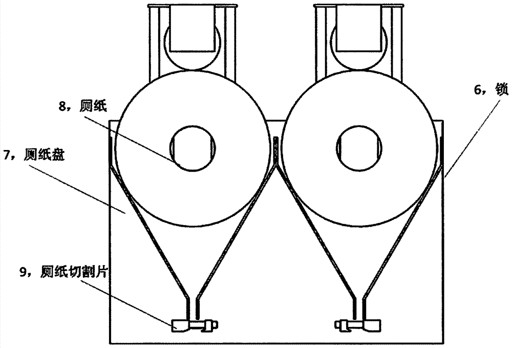 Face recognition toilet paper robot and use method thereof