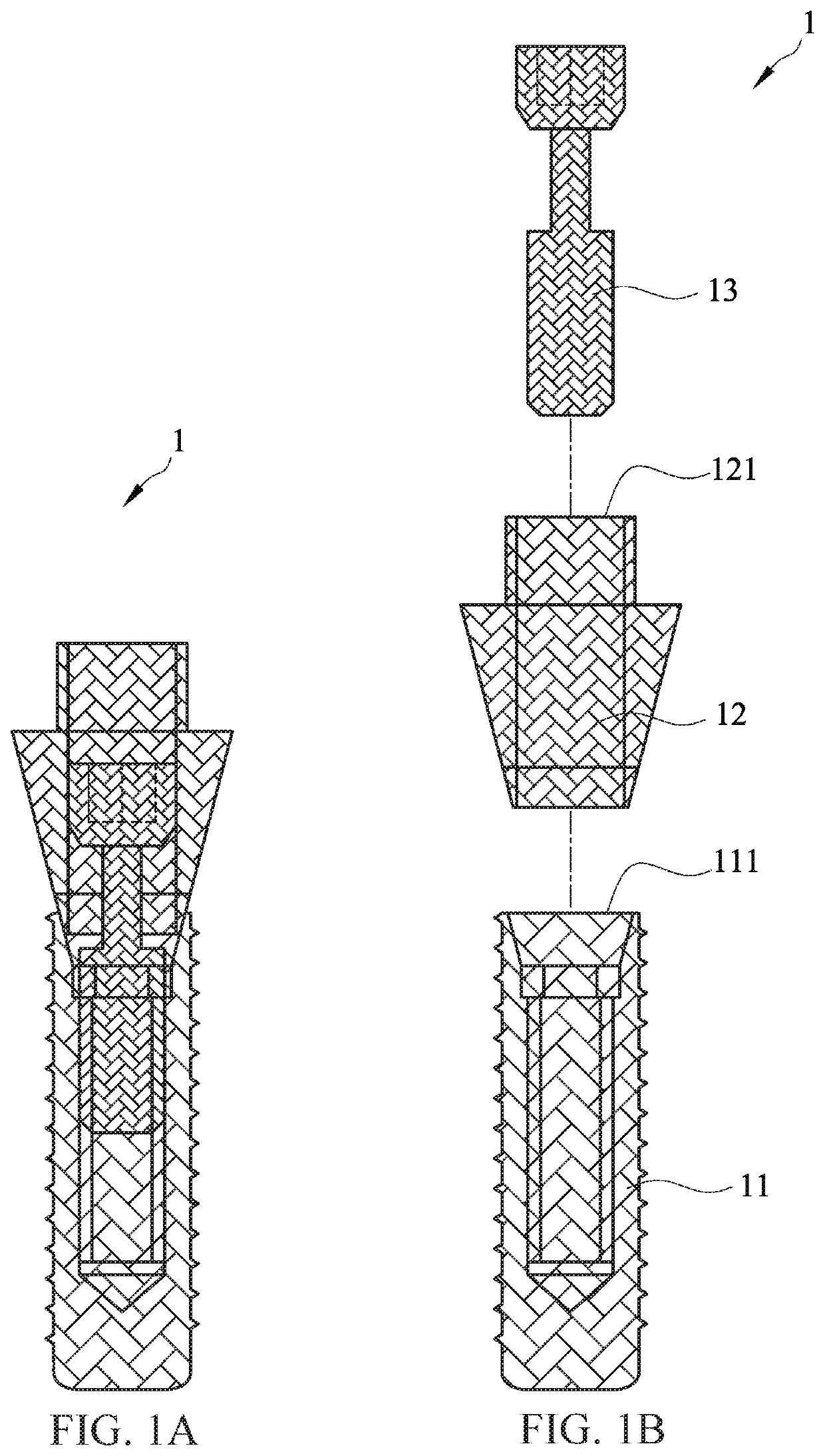 Biofiber dental implant