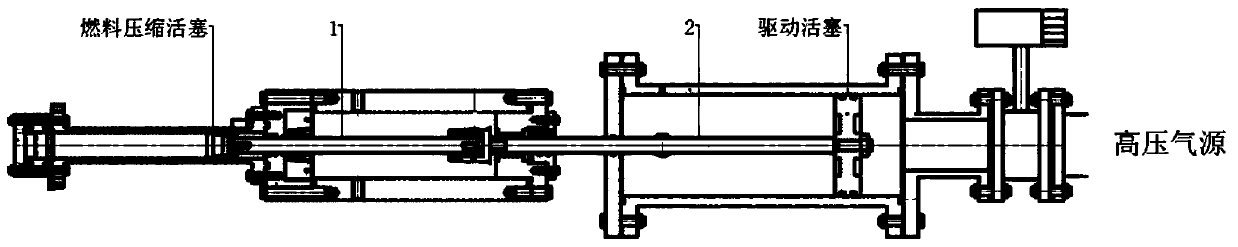 A quick compressor connecting rod connecting device