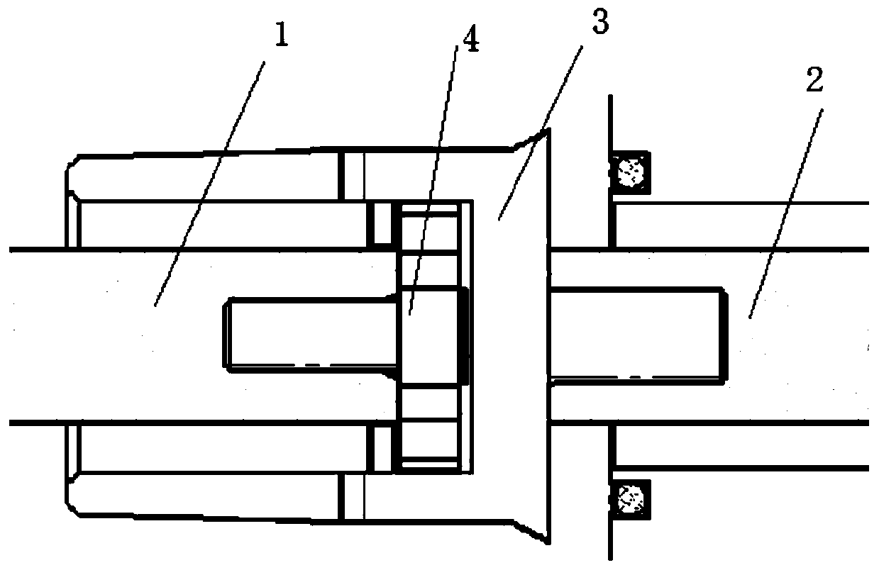 A quick compressor connecting rod connecting device