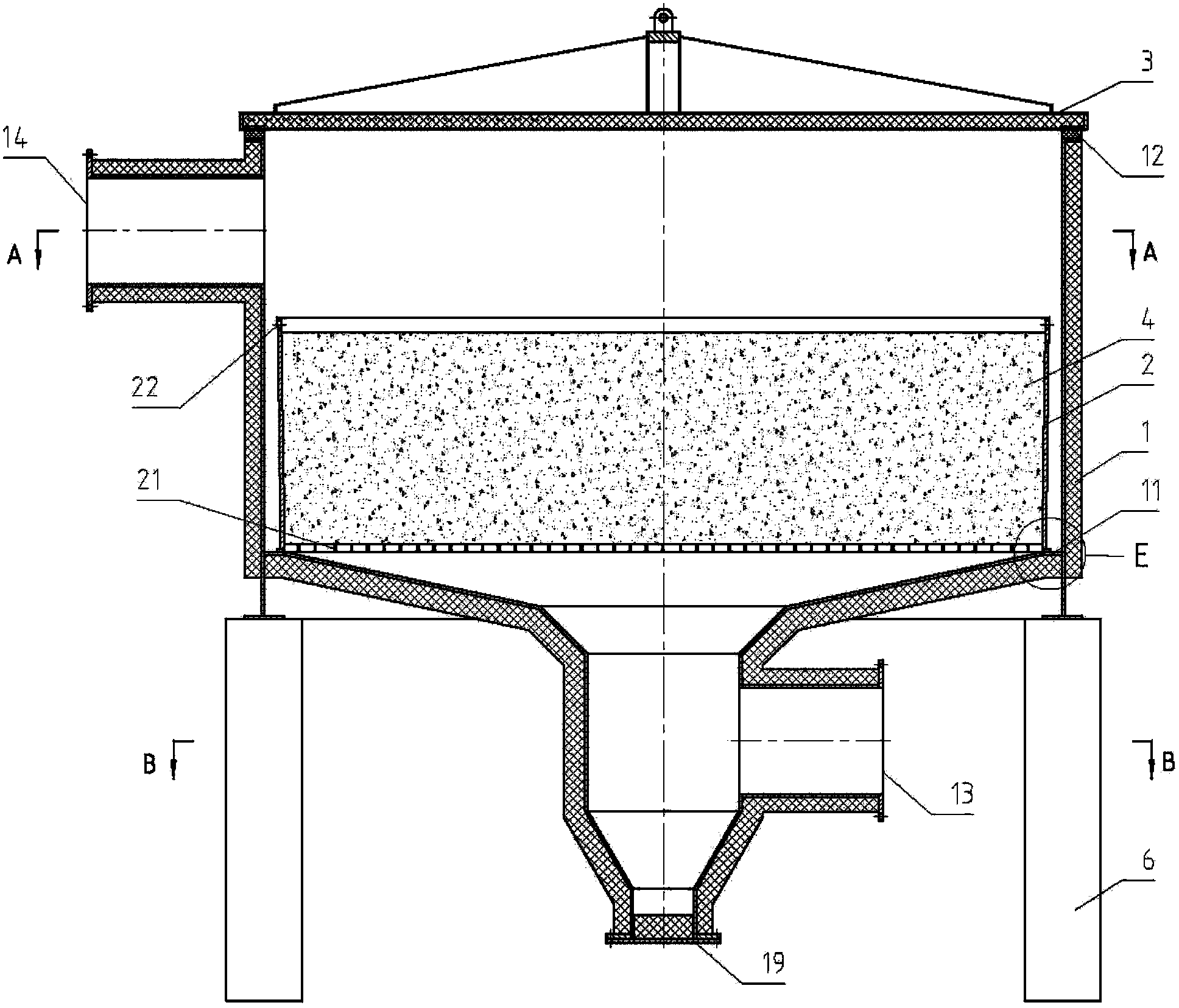 Heating furnace with double furnace bodies