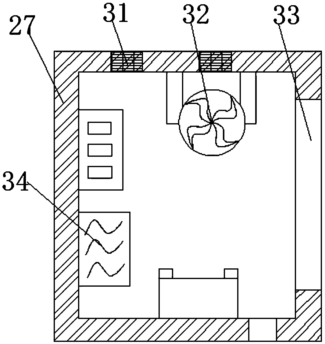 Feeding device with automatic rotating feeding function for livestock breeding