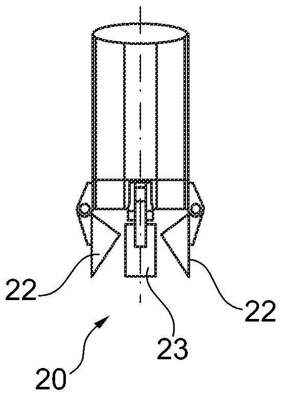 Filling tube for producing a column of filling material in the ground as well as device and method related thereto
