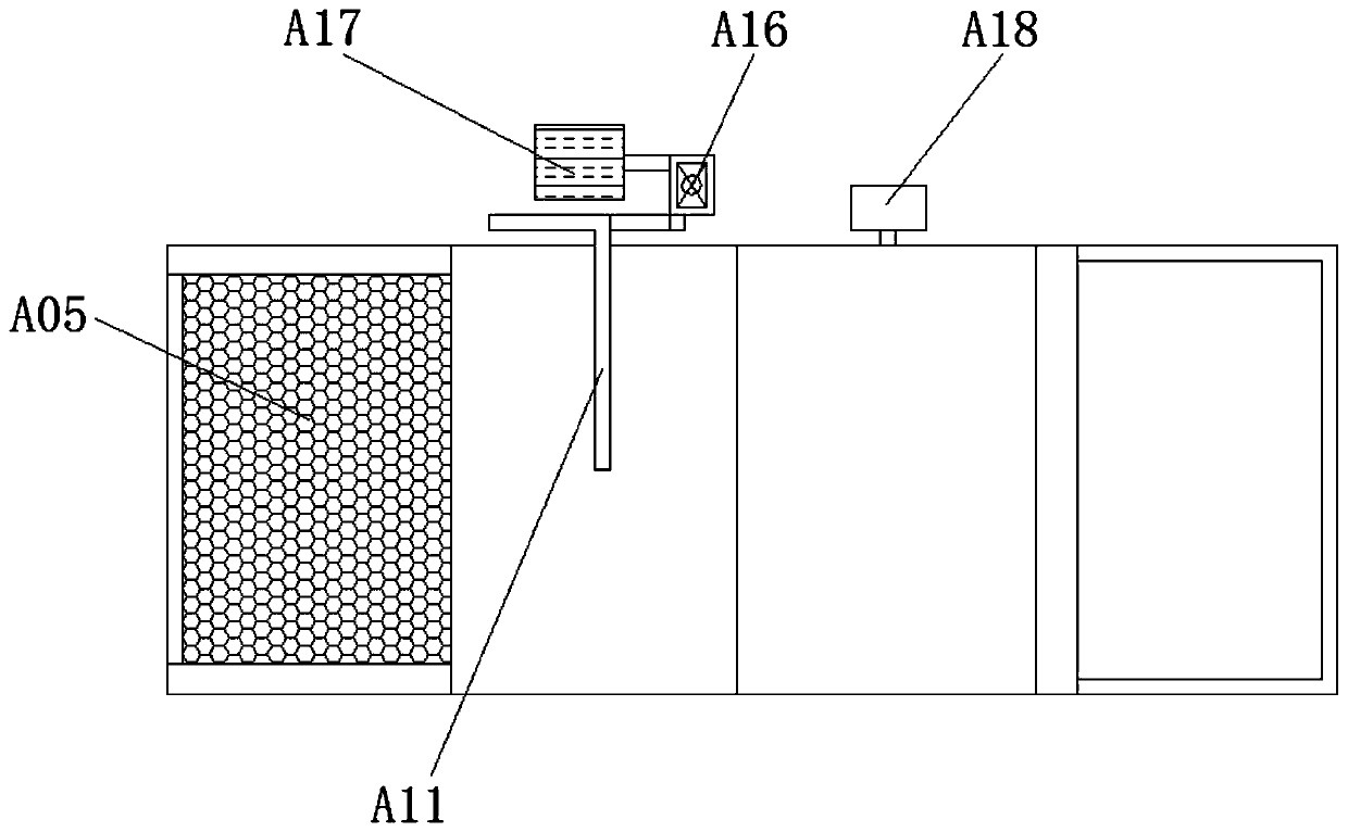 Cleaning device for production of clothing fabric