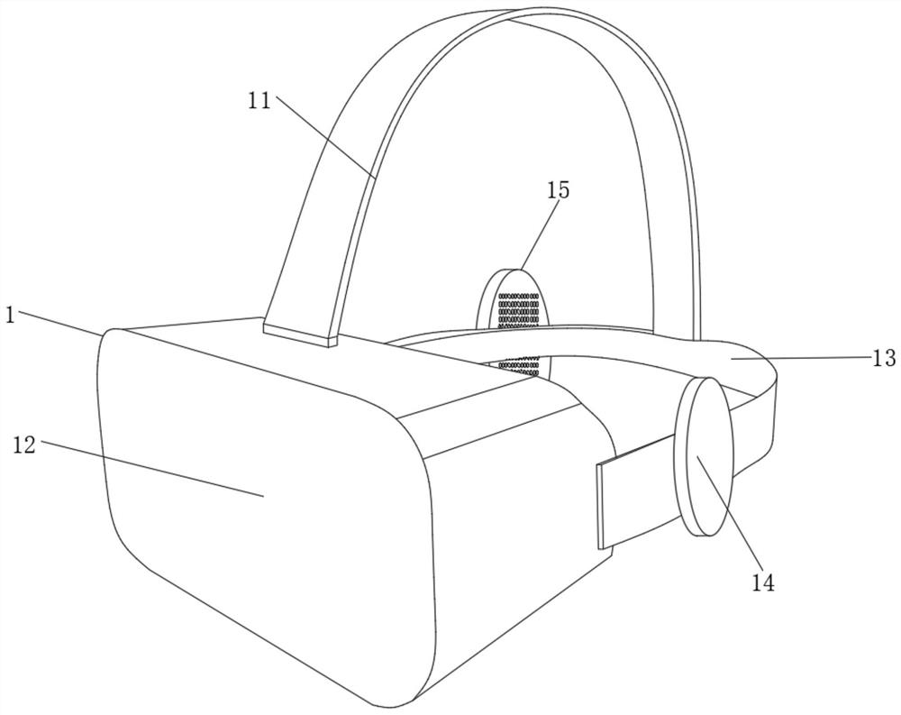 VR device capable of carrying out real-time interaction and being worn by electric power personnel