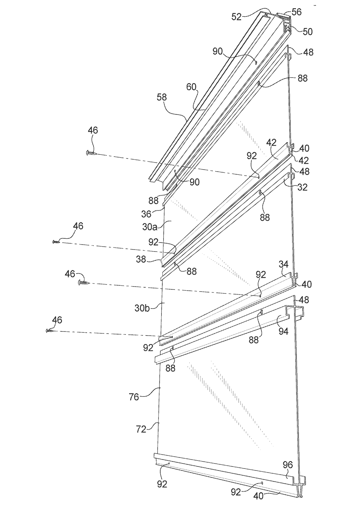 Modular flush-mount sign channel track system and method