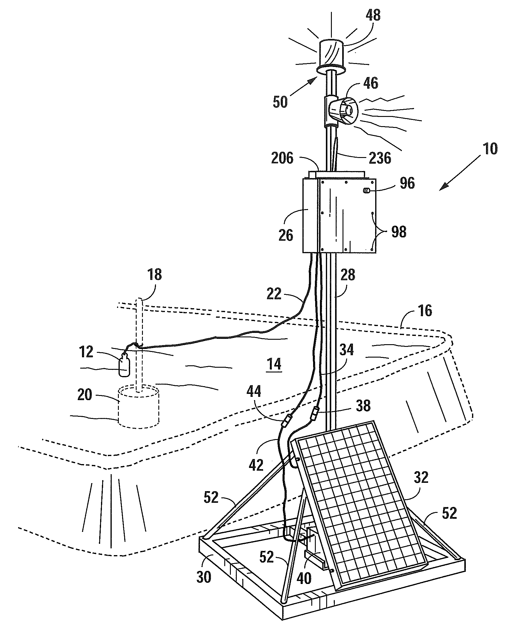 Portable Fluid Level Alarm System