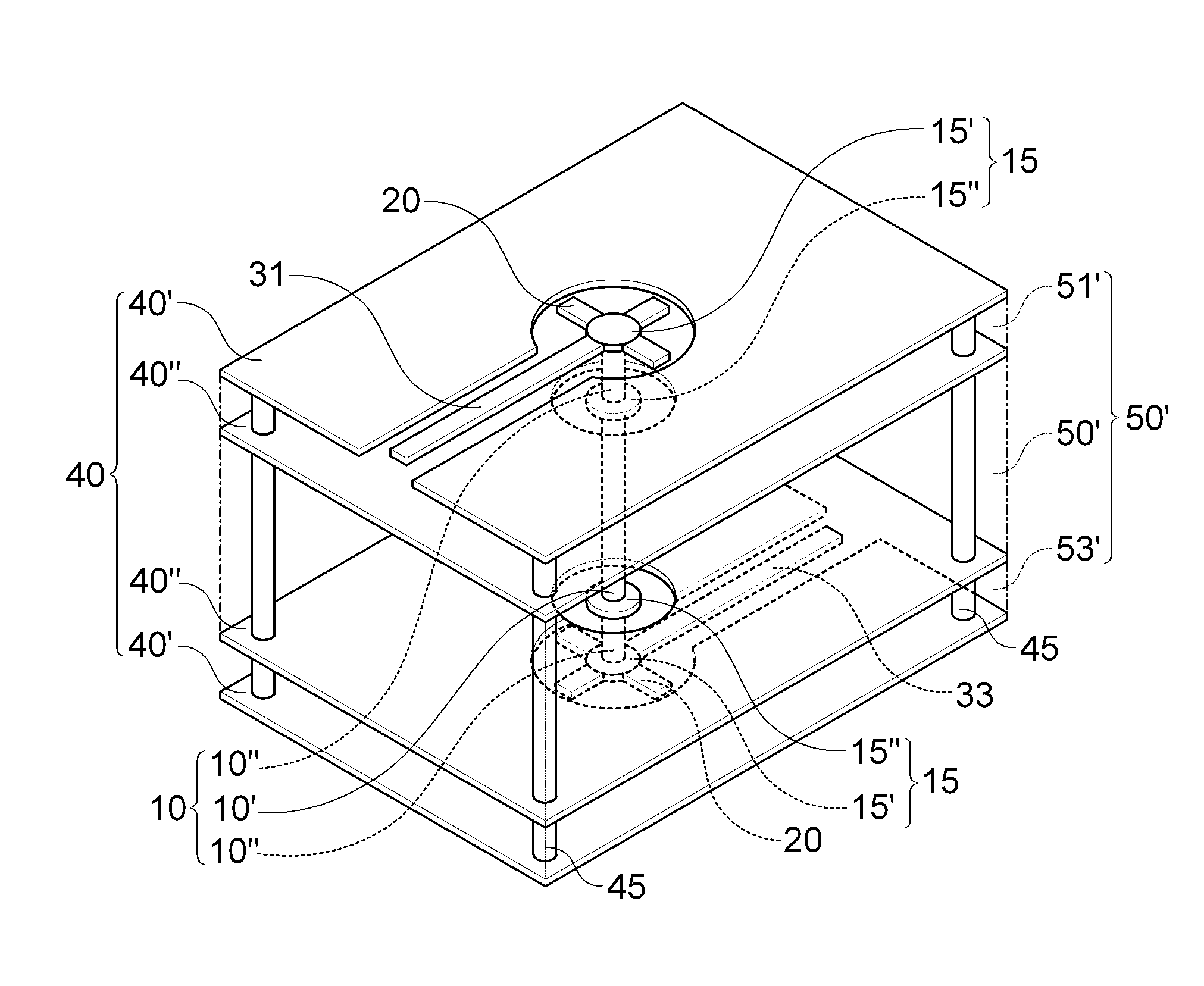 Via structure having open stub and printed circuit board having the same