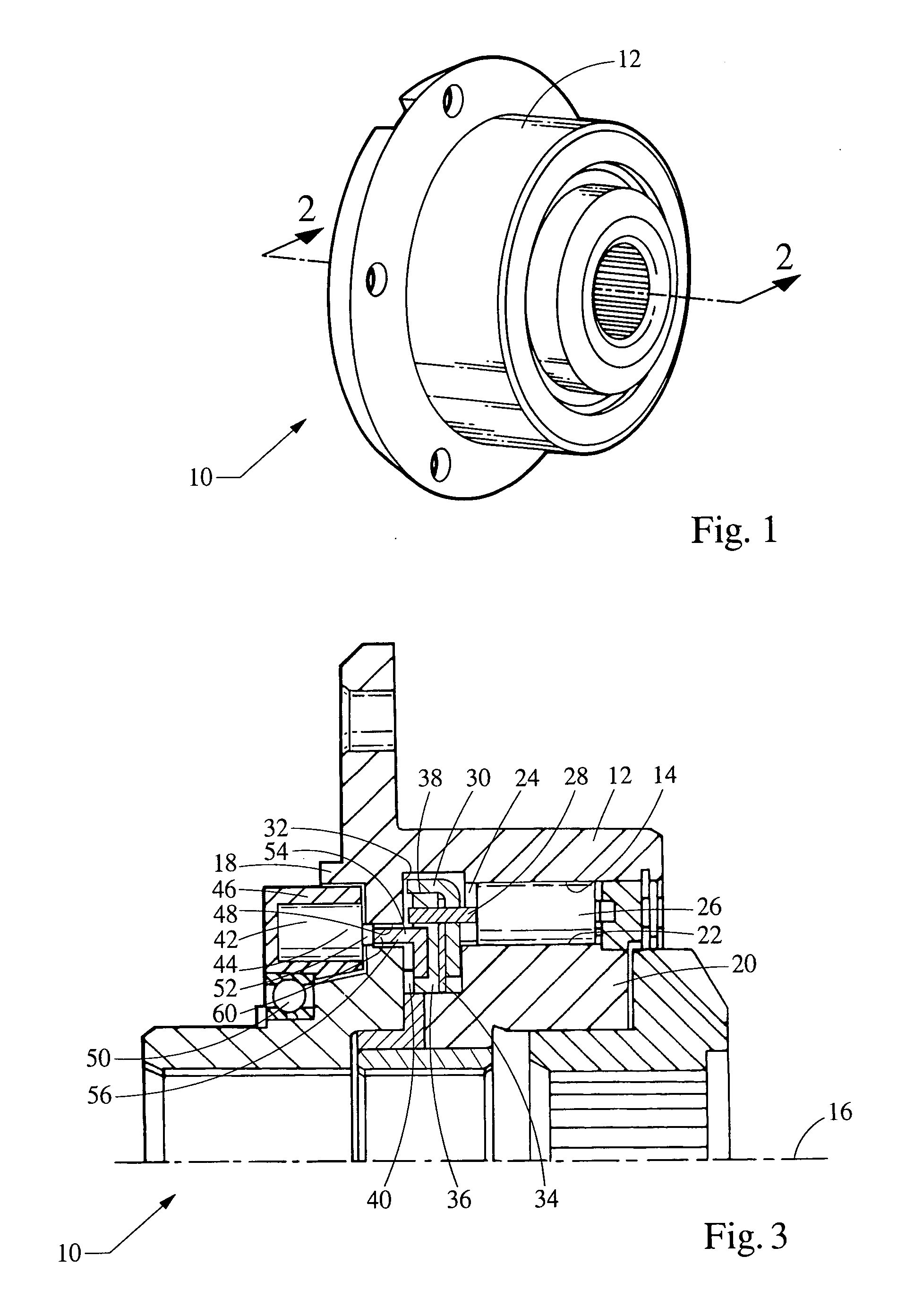 Electronic locking clutch with lock indication device