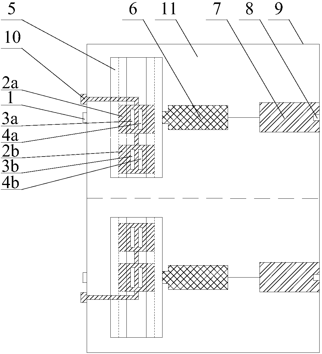 A dual-wavelength test device suitable for determining the ignition delay time of a shock tube