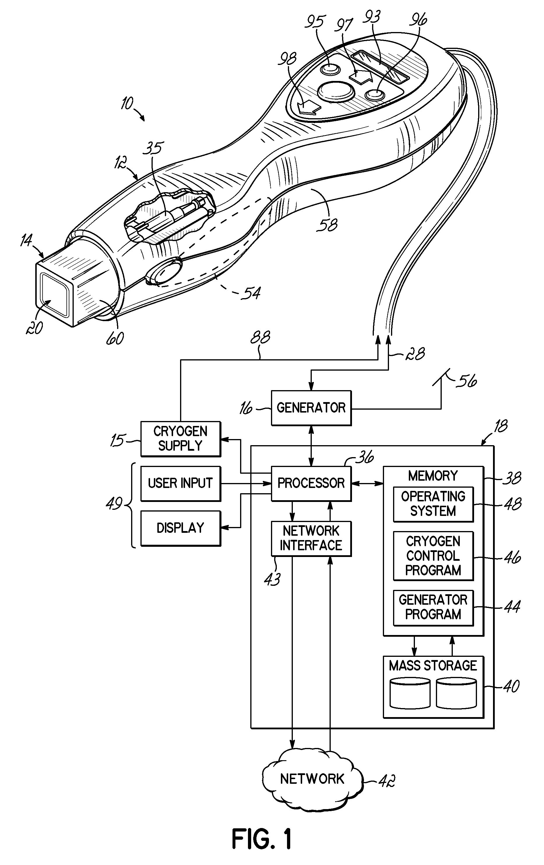 Patterned electrodes for tissue treatment systems