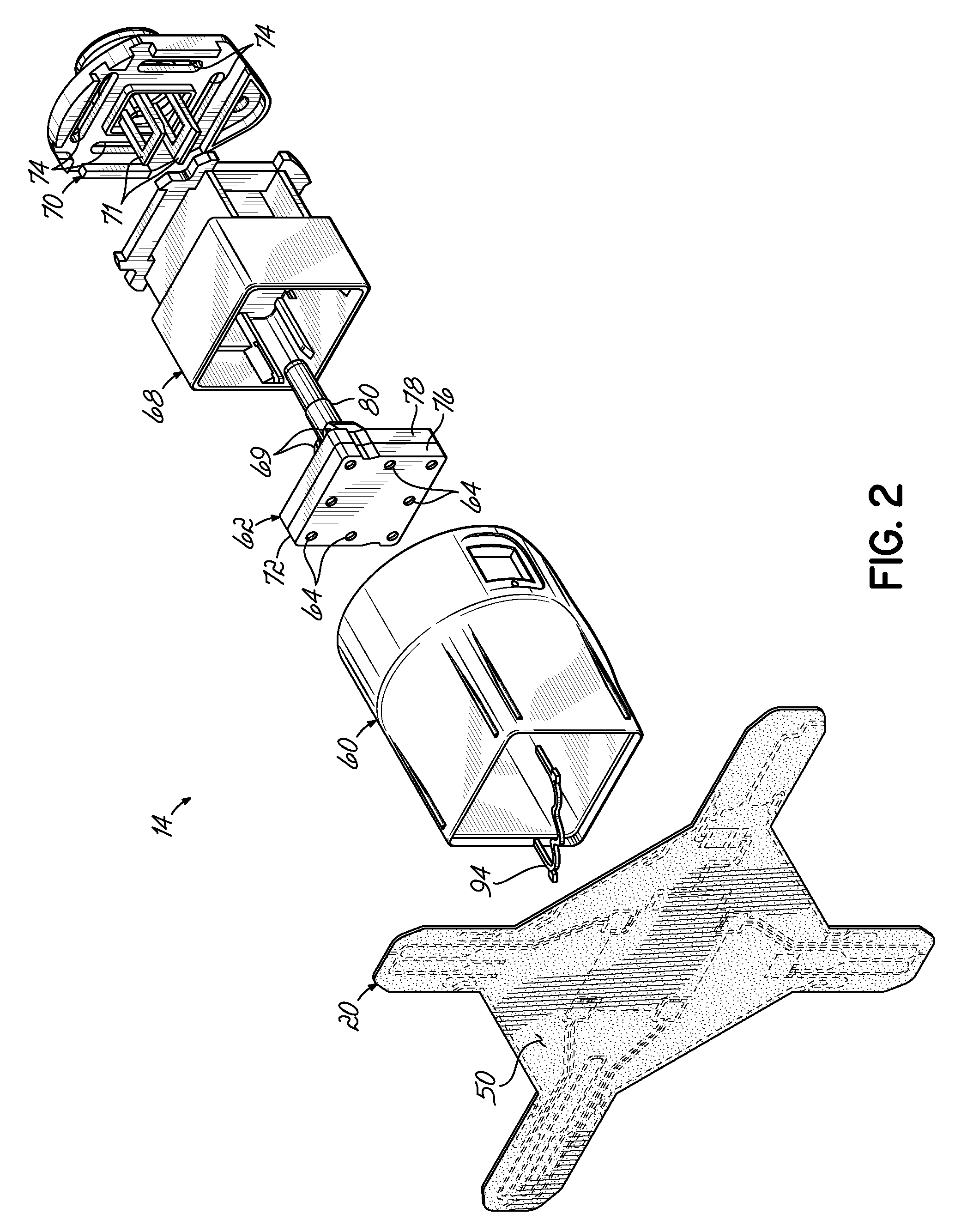 Patterned electrodes for tissue treatment systems