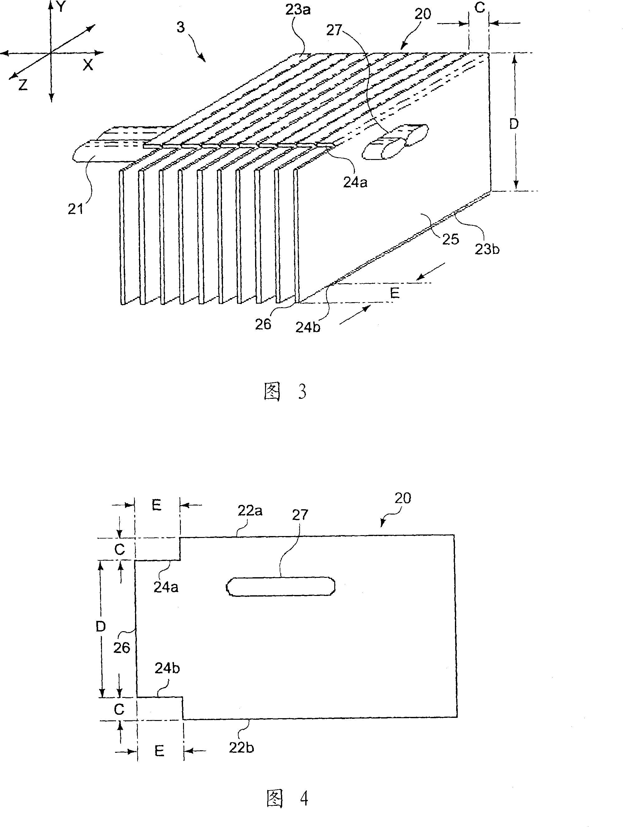 Cooler, heat sink and electronic apparatus