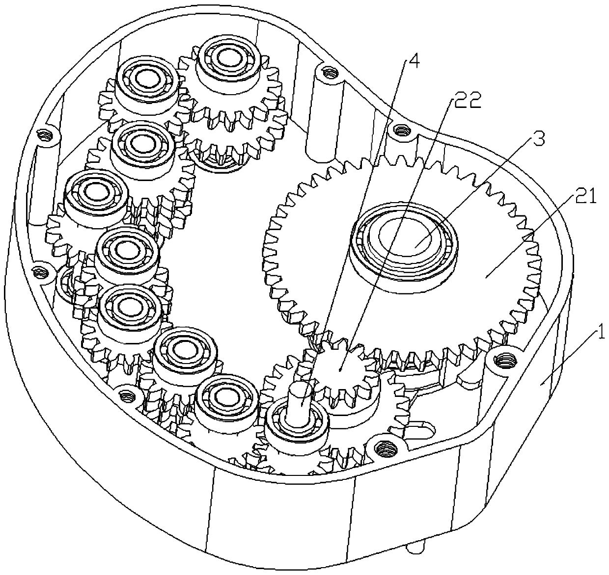 Electric vehicle gearbox