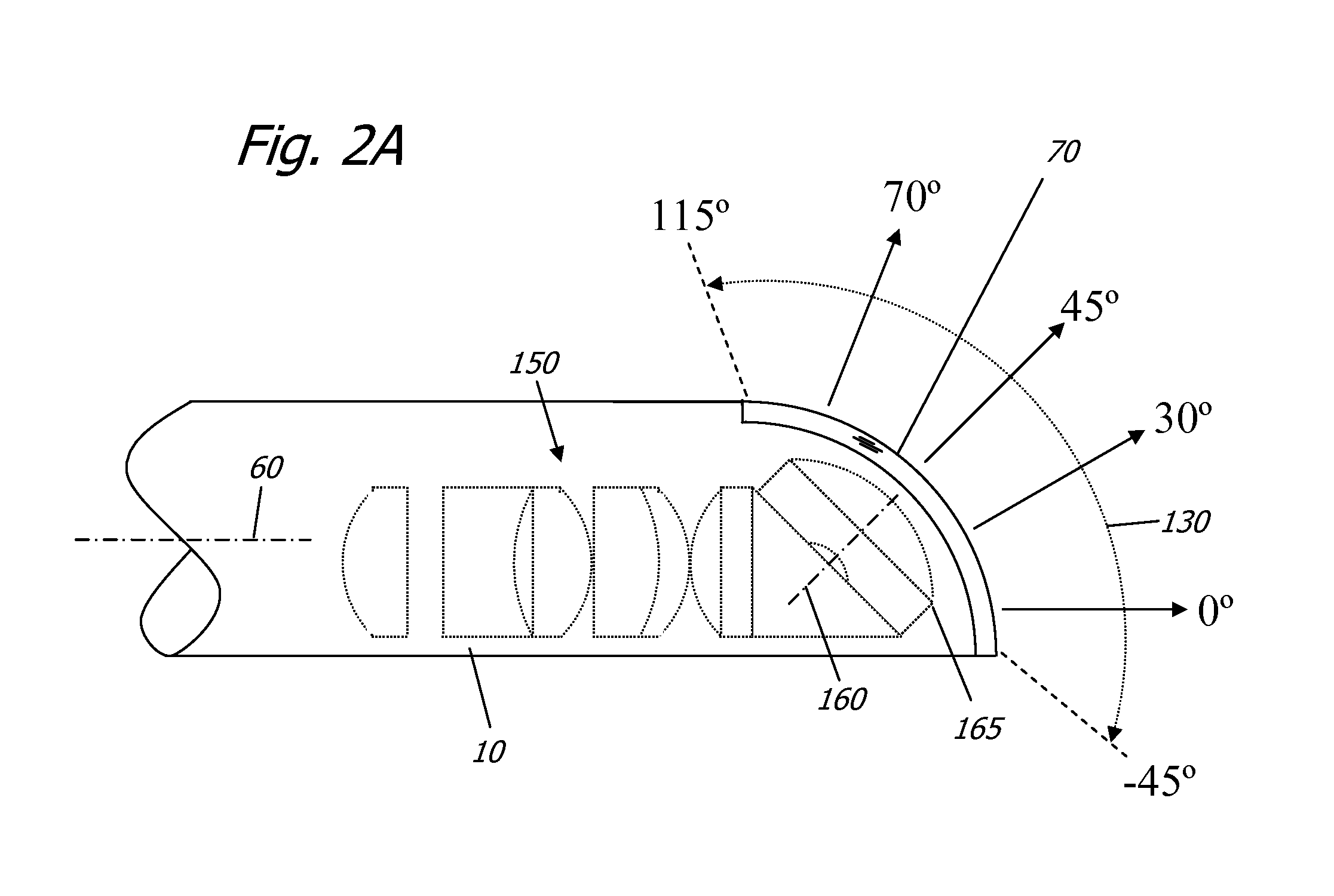 Solid State Variable Direction Of View Endoscope