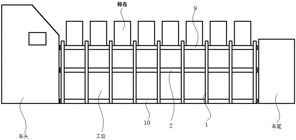 Detaching roller driving mechanism for combing machine and driving method of detaching roller driving mechanism