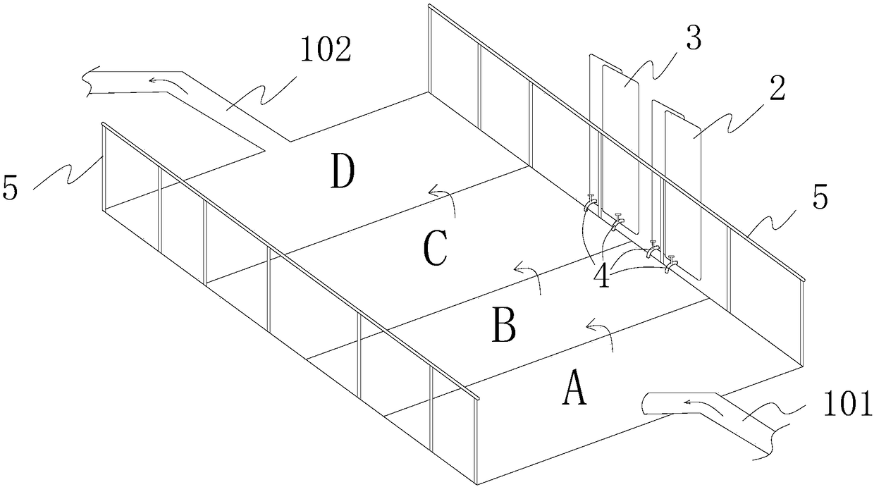 Method for waste water precipitation treatment in construction