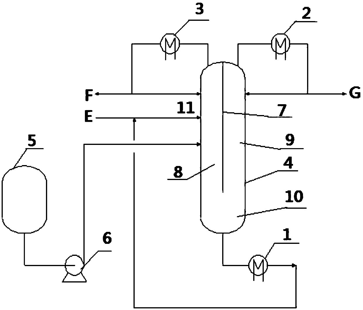 Separation method and system for byproduct 2M2BN in course of producing 3PN by 2M3BN isomerization
