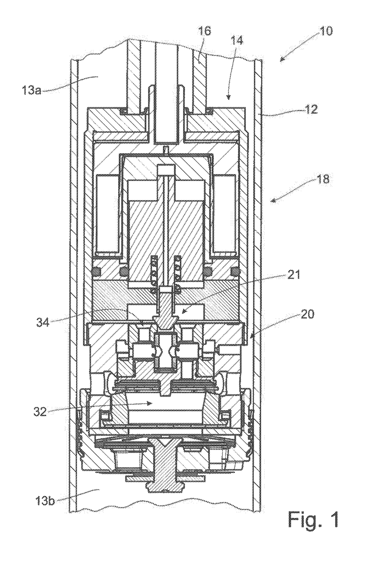 Adjustable Damping Valve Device With A Damping Valve
