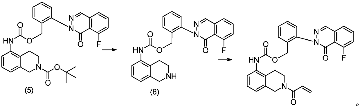 Paclitaxel and fluoropyridazine BTK (Bruton 's tyrosine kinase) inhibitor combined pharmaceutical composition and application thereof