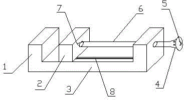 Arc-shaped guide rail fixing device