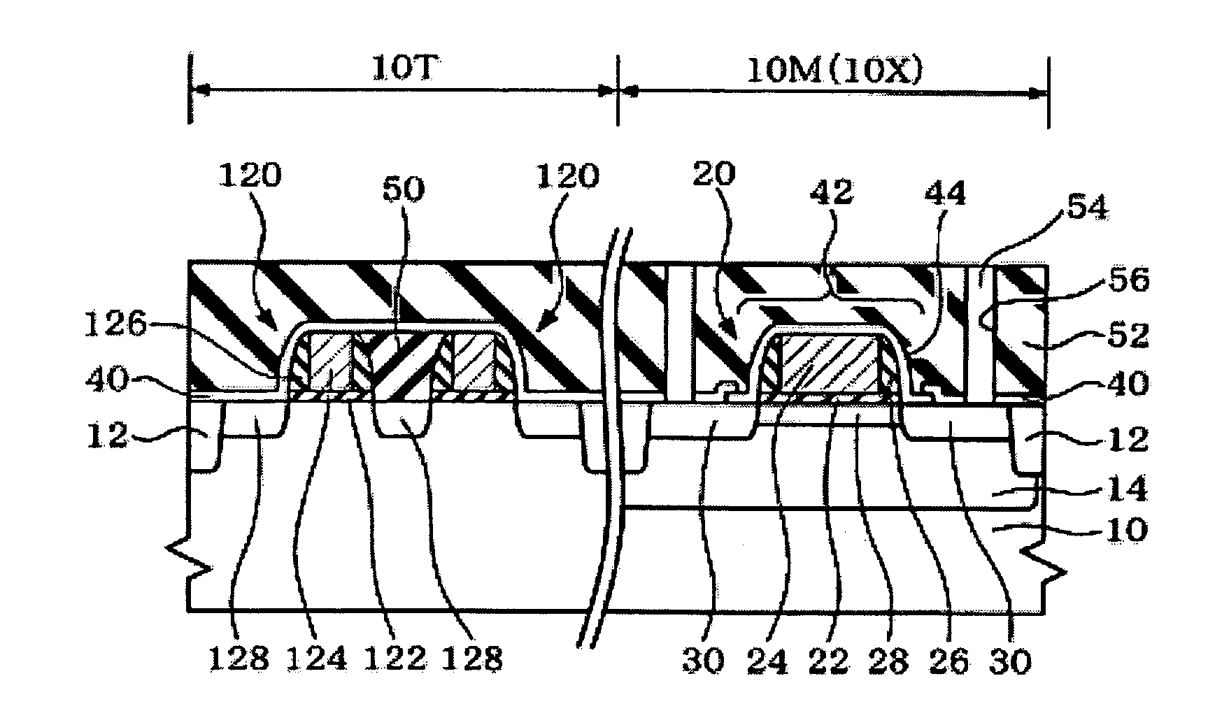 Semiconductor device having nonvolatile memory device with improved charge holding property