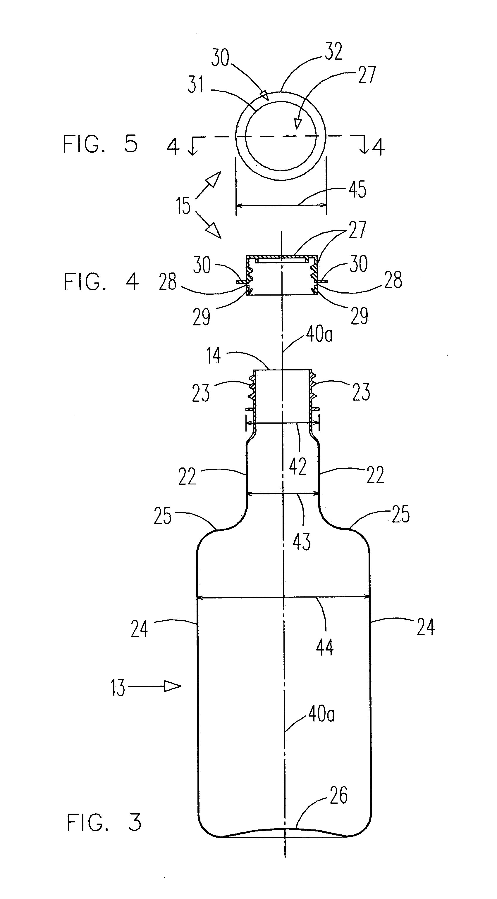 Two Nested and Interlocked Beverage Containers